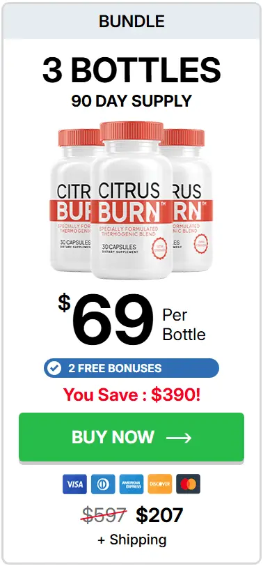 Order CitrusBurn 3 Bottles